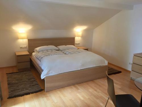Voodi või voodid majutusasutuse Hotel Königslinde toas