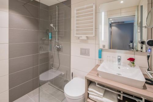 Koupelna v ubytování Best Western Plus Hotel Regence