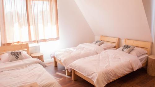 Cama o camas de una habitación en Willa u Kuruca