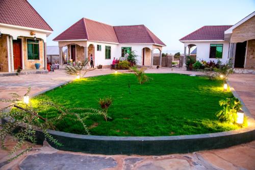 Un jardín fuera de Asmorein Hotel