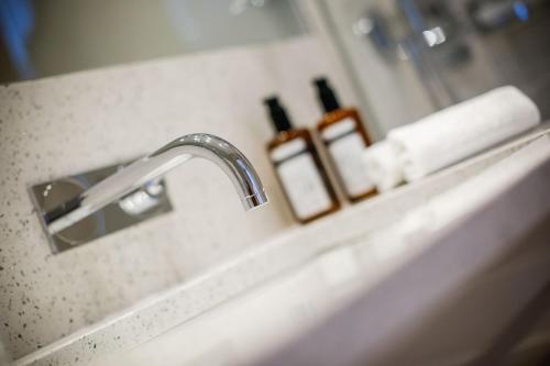 Koupelna v ubytování Boutiquehotel Das Tyrol