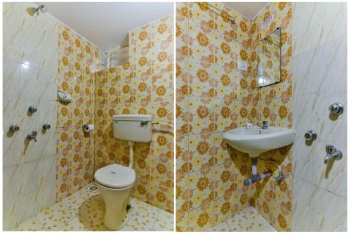 Bathroom sa Daffodils Guest House Calangute