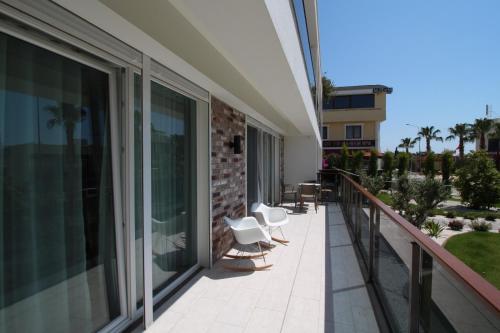 Balkoni atau teres di Elia Apartments