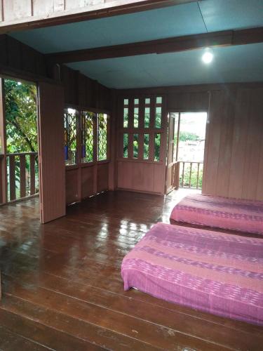 Ein Balkon oder eine Terrasse in der Unterkunft Three moon