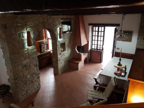 Χώρος καθιστικού στο Villa Eddy