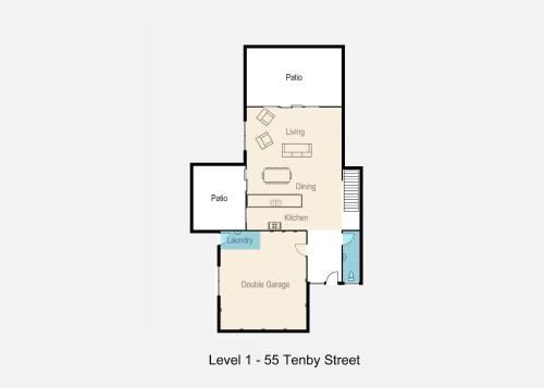 Diamond On Tenbyの見取り図または間取り図