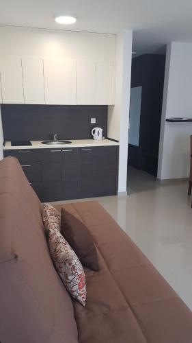 Η κουζίνα ή μικρή κουζίνα στο Panorama apartments