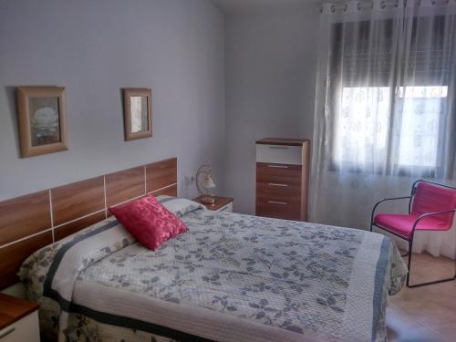 Posteľ alebo postele v izbe v ubytovaní Casa Rural La Jara