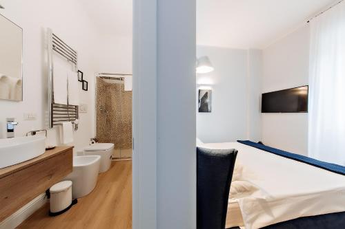 Et badeværelse på Milano Manzoni CLC Apartments