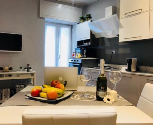 Kuchyň nebo kuchyňský kout v ubytování Marina Apartment & suite