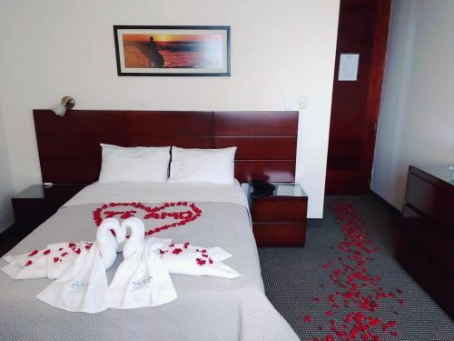 Katil atau katil-katil dalam bilik di El Puerto Hotel