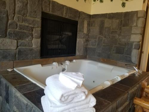 Kupaonica u objektu Fireside Lodge