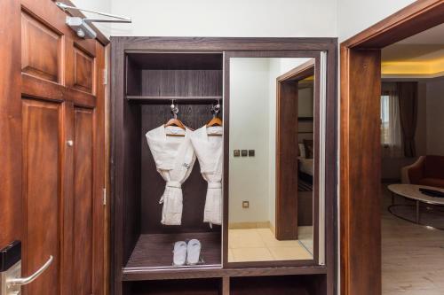 Koupelna v ubytování Athena Hotel Kampala