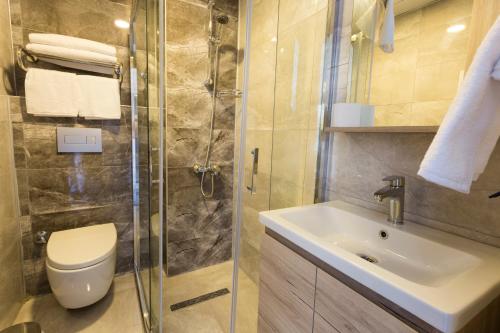 Koupelna v ubytování Sunsan Hotel