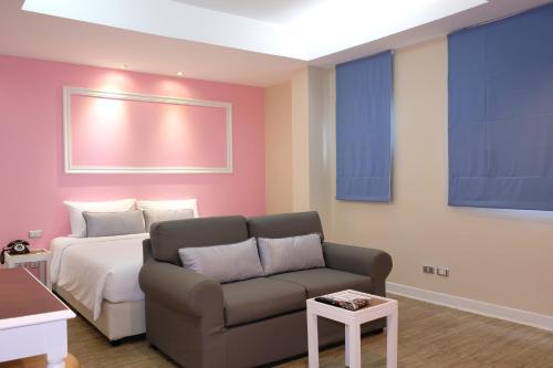 Гостиная зона в The Beach Boutique House