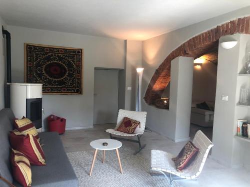 Χώρος καθιστικού στο Casa La Preziosa