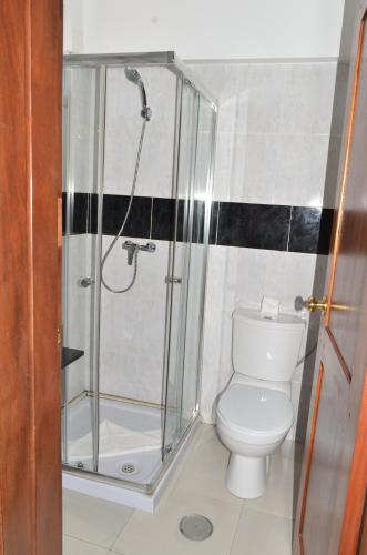 Koupelna v ubytování Hotel Cesaria