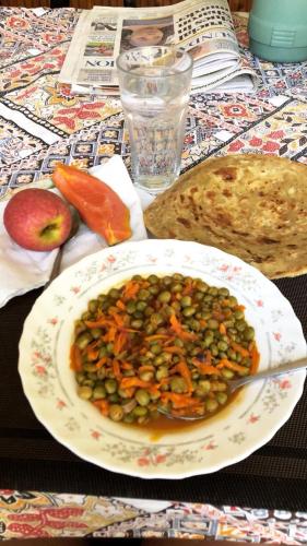 ホームステイの敷地内または近くでの食事または食べ物