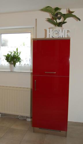 Una cocina o zona de cocina en Ferienwohnung Am Eck