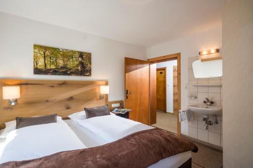 Cama o camas de una habitación en Haus Liane