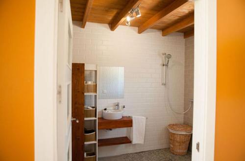 Vonios kambarys apgyvendinimo įstaigoje Casa Rural Txokoetxe