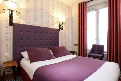 Katil atau katil-katil dalam bilik di Hôtel des Ducs D'Anjou