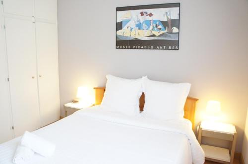 Posteľ alebo postele v izbe v ubytovaní Les Glycines