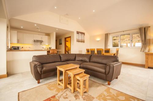 Køkken eller tekøkken på Panorama Cottages