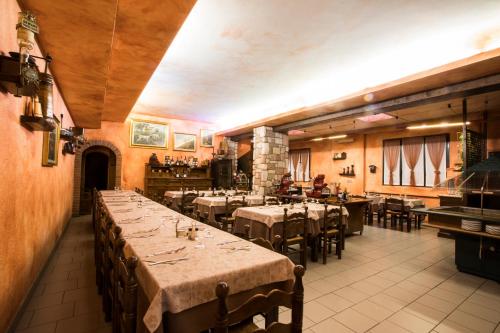 Restaurace v ubytování Albergo Ristorante Brera