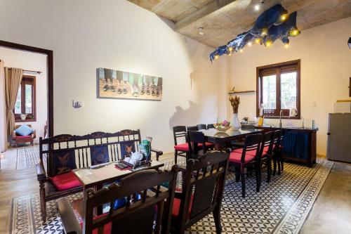 Posezení v ubytování An Bang Garden House