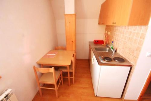 Una cocina o zona de cocina en Apartments Prijatelji