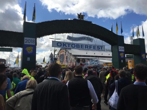 a large crowd of people walking around a festival at Landgasthof Zum Alten Reichenbach in Nesselwang