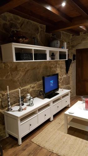 TV a/nebo společenská místnost v ubytování Casa Do Pazo