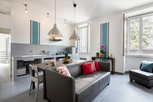 Η κουζίνα ή μικρή κουζίνα στο Residenza Termini