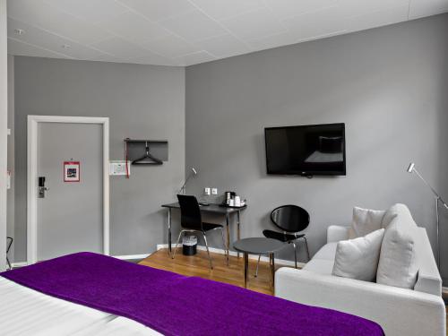 TV a/nebo společenská místnost v ubytování Aiden by Best Western Stockholm City