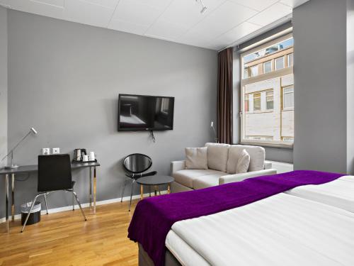 TV a/nebo společenská místnost v ubytování Aiden by Best Western Stockholm City