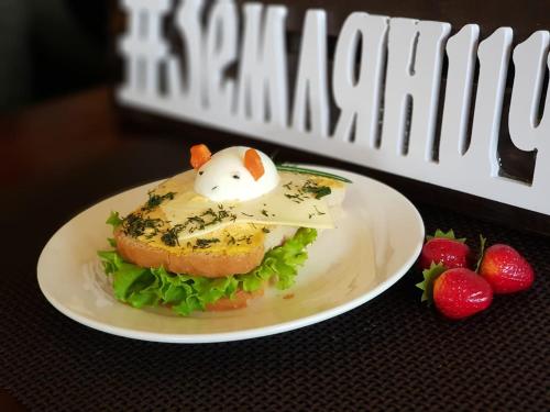 Jídlo v penzionu nebo okolí