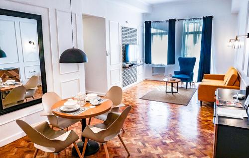 Χώρος καθιστικού στο Parque España Residence Hotel