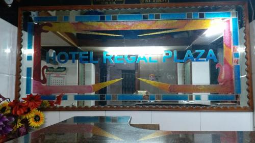 a mirror in a hotel hotel rental plaza at Hotel Regal Plaza in Mumbai