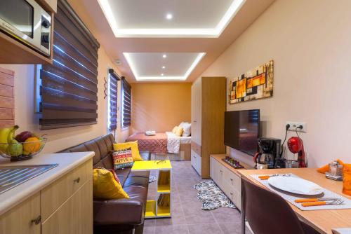 Χώρος καθιστικού στο Cool Style Private Apartments