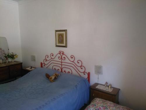 Gran Paradiso huge apartament in Locanaにあるベッド