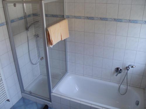 Ванна кімната в Ferienwohnung Moos-Hochsauerland