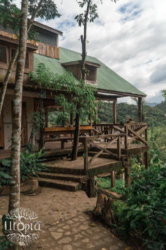 Zahrada ubytování Utopia Eco Hotel