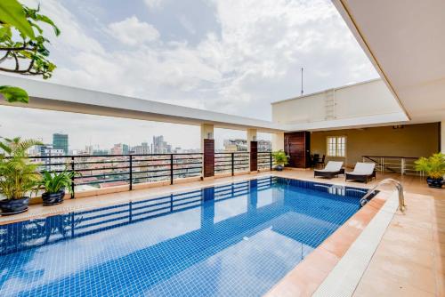Πισίνα στο ή κοντά στο City View Apartment