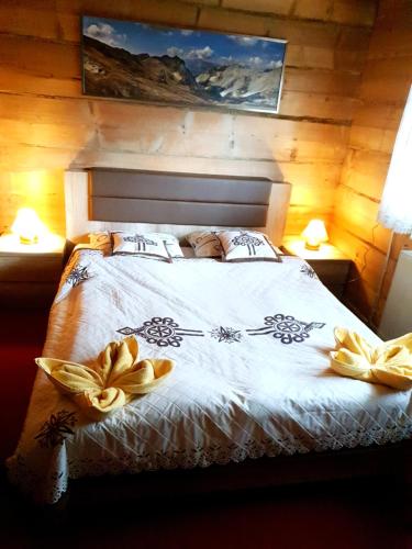 Cama o camas de una habitación en Willa Pod Stokiem