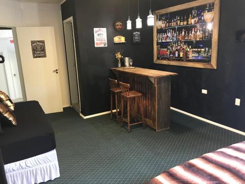 Ο χώρος του lounge ή του μπαρ στο Pousada Serra Azul