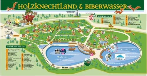 a map of the hockenheim and berklee park at Apartment Mariazell Bürgeralpe in Mariazell