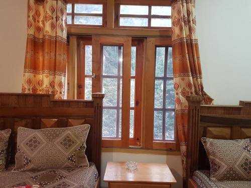 Χώρος καθιστικού στο Heaven Rose Hotel Khanian