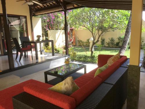 Zona de estar de Teluk Karang Dive & Spa Resort