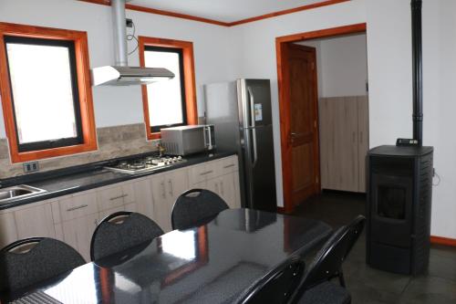 Kjøkken eller kjøkkenkrok på Terrazas de Nercon